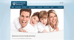 Desktop Screenshot of ernstfamilydentistry.com